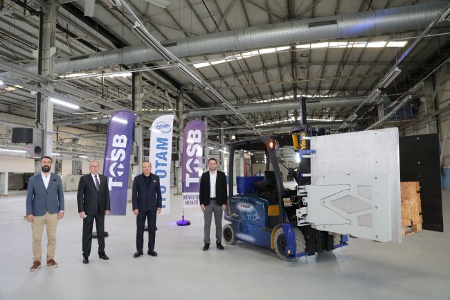 sürücüsüz forklift