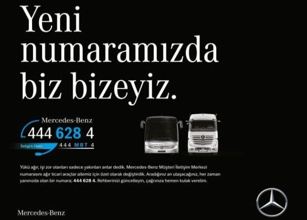 Mercedes-Benz Türk Müşteri İletişim Merkezi yeni numarasıyla hizmette