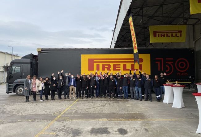 Pirelli Türkiye,markanın 150. yıl dönümü etkinlikleri kapsamında ilk 150. yıl donanımlı tırını karşıladı