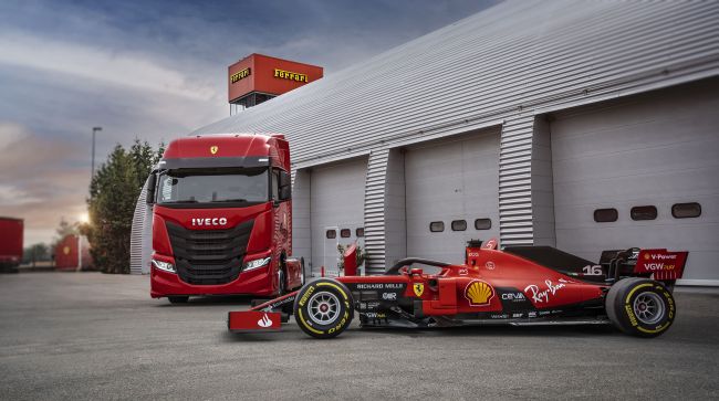 Ferrari, Formula 1 araçlarını dünya şampiyonası yarış pistlerine IVECO S-Way ile taşıyacak