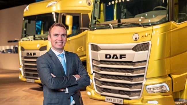 DAF Pazarlama ve Satış Direktörü Bart Bosmans oldu