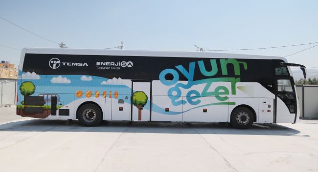 Enerjisa Enerji ve TEMSA’nın Oyungezer Otobüsü Deprem Bölgesinde