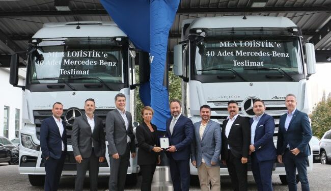 MLA Lojistik, araç filosunu 40 adet Mercedes-Benz Actros 1845 çekici ile genişletti