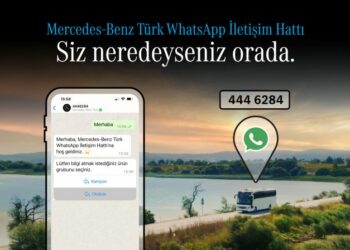 Mercedes-Benz Türk, WhatsApp İletişim hattını ‘Siz Neredeyseniz Orada!’ sloganı ile hizmete açtı.