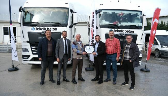 Teknik Beton’un yeni araç tercihi MAN ve Lokman Koçaslan Otomotiv oldu