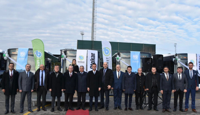 Otokar Kent LF'ler Tekirdağda törenle hizmete başladı