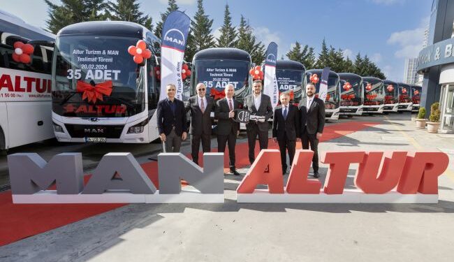 Altur'un 35 Otobüslük Yatırımında Tercihi ‘YOLLARIN ASLANI’ Man Lion’s Coach Oldu