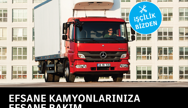 Mercedes-Benz Türk’ten, Kamyon Şoförlerinin Yol Arkadaşlarına Bakım Fırsatı