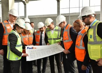 FedEx Üst Yönetimi, İGA İstanbul Havalimanı’da İnşaatı Devam Eden Yeni Küresel Hava Transit Tesisini Ziyaret Etti