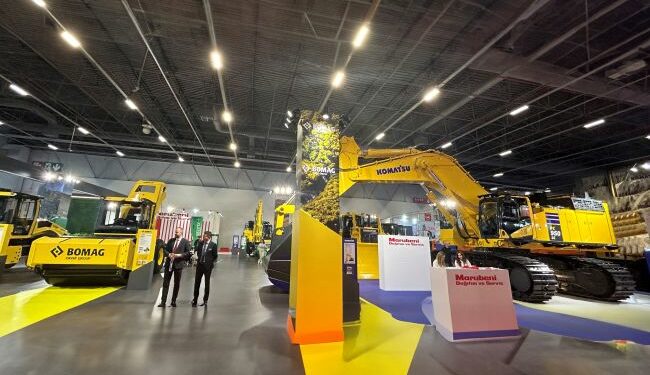 Marubeni Dağıtım ve Servis, Komatsu, Bomag, GHH, Crown ve Montabert markalarıyla KOMATEK 2024’te Güç Gösterisi Yapıyor!