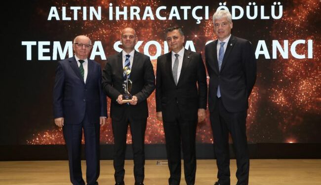 Otomotivin şampiyonlarından TEMSA’ya ‘Altın İhracatçı’ ödülü