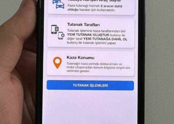 Kaza tespit Tutanağı e-Devlet Mobil uygulaması üzerinden kolaylıkla yapılacak