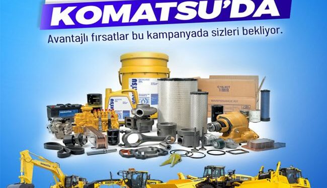Komatsu’nun Makina Ömrünü Uzatan Bakım Kampanyaları Yıl Sonuna Kadar Uzatıldı