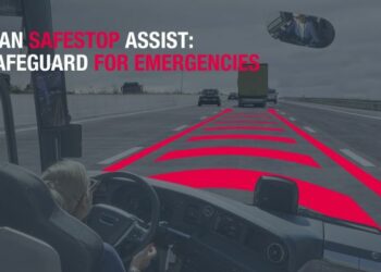 MAN’nın acil durumlar için geliştirdiği MAN SafeStop Assist, otobüs kazalarını önlemeye yardımcı oluyor