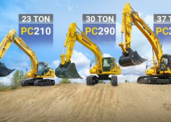 Komatsu PC210, PC290 ve PC360 Paletli Ekskavatörler, Avantajlarıyla Kazandırıyor!