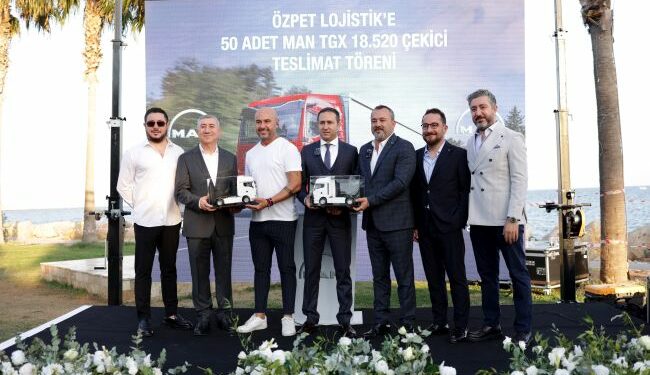 Özpet Grup öncü marka olma yolculuğunu 50 yeni MAN çekiciyle güçlendirdi