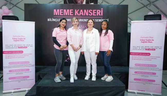 Mercedes-Benz Türk, Hatay’da Meme Kanseri Bilinçlendirme ve Farkındalık Ayı Kapsamında Bölgeden Kadınlar ile Bir Araya Geldi!