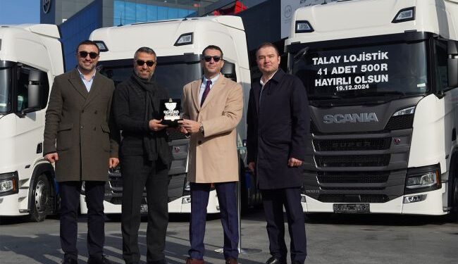 Scania’dan Talay Logistics’e  41 Adet Çekici