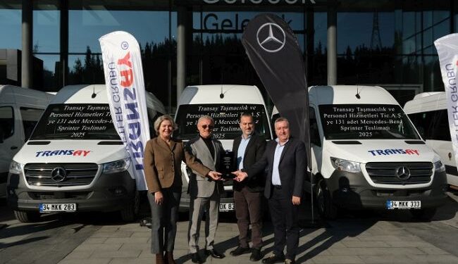 Mercedes-Benz’den Transay Taşımacılık’a 131 Adet Mercedes-Benz Sprinter Teslimatı