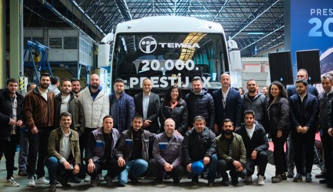 TEMSA, 20 bininci Prestij’i banttan indirdi