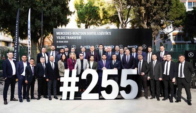 Sertel Grup Lojistik Filosunu 255 Adet Mercedes-Benz Actros ve Atego ile Büyütüyor!