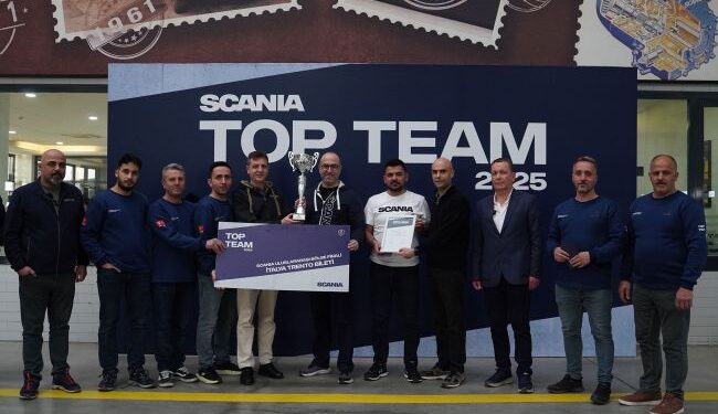 Top Team Yarışması 2025 Türkiye Kazananı Scania Gebze!