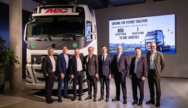 Volvo Trucks’tan ABC Lojistik’e 801 Adetlik Yılın İlk Büyük Filo Teslimatı!