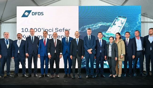 DFDS, 10.000'inci seferiyle Türkiye'nin küresel ticaretine güç katıyor