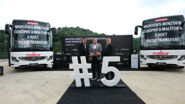 Özköprü Turizm & Malitur filosunu 5 adet Mercedes-Benz Tourismo 16 RHD 2+2 ile güçlendirdi