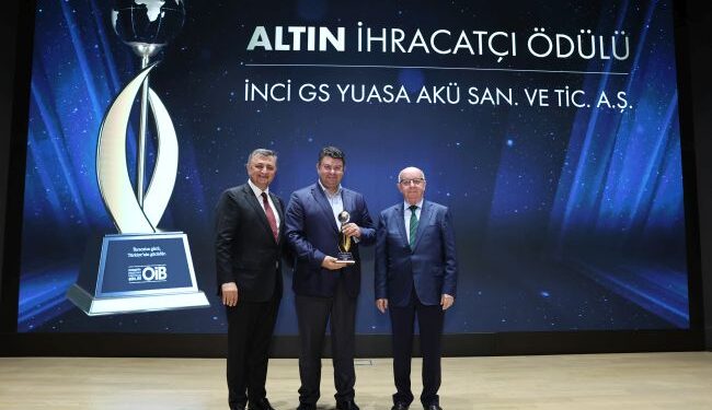 İnci GS Yuasa, İhracattaki Global Gücünü Bir Kez Daha Altınla Taçlandırdı