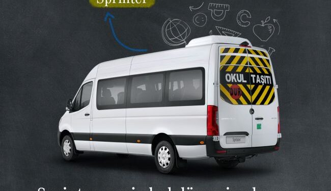 Mercedes-Benz Sprinter ile okul yolu daha güvenli