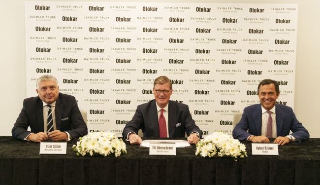 Otokar ve Daimler Buses Üretim Anlaşması İmzaladı