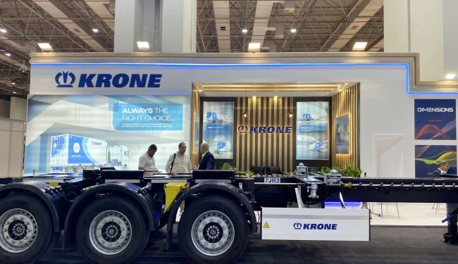 KRONE, Logistech Fuarı’nda Yenilikçi Treyler Çözümleri ile Yerini Aldı