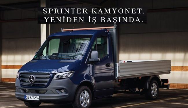 Mercedes-Benz Sprinter, kamyonet olarak yeniden Türkiye’de