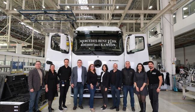 Mercedes-Benz Türk, Aksaray Kamyon Fabrikası’nda 400 Bininci Kamyonunu Üretti