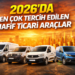 2026’da En Çok Tercih Edilen Hafif Ticari Araçlar Açıklandı