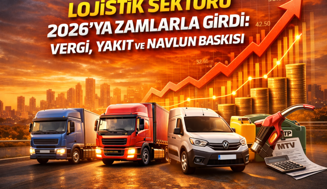 Lojistik Sektörü 2026’ya Zamlarla Girdi: Vergi, Yakıt ve Navlun Baskısı