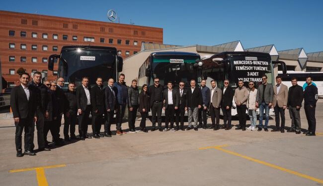 Mercedes-Benz Türk’ten Temizsoy Turizm’e 3 adet Mercedes-Benz Tourismo Otobüs Teslimatı