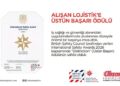 Alişan Lojistik'e Üstün Başarı Ödülü