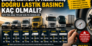 Çekici, Kamyon ve Ticari Araç Sürücüleri Dikkat! Doğru Lastik Basıncı Kaç Olmalı?