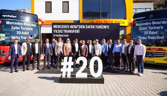 20 adet Mercedes-Benz Travego Malatya Zafer Filosunda Yerini Aldı