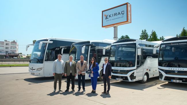 Turizm sezonuna güçlü giriş yapan TEMSA, Kıraç Turizm’e 16 yeni otobüs teslim etti